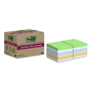 Блокнот Post-It 7100284781 Квадратный Синий Зеленый Розовый Фиолетовый Желтый 70 Листов Самоклеящийся