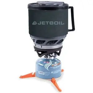 Portable grill stove Jetboil MiniMo Black — compact lightweight camping stove
