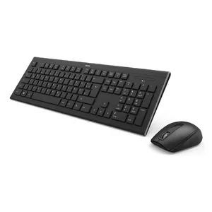 Hama Cortino Keyboard Mouse included Home/Office RF Wireless QWERTY Ukrainian Black