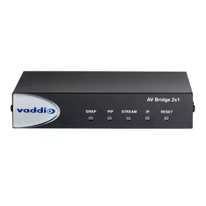 AV Bridge Vaddio 2x1 1920x1080 60fps Melns