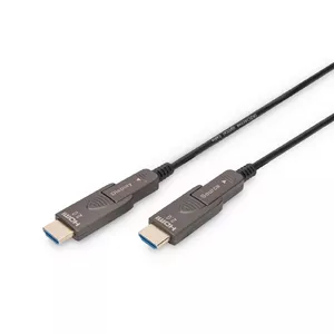 Digitus 4K HDMI AOC Hibrīda Šķiedru Optiskais Kabeļs 10m Vīriešu uz Vīrieti 18 Gbit/s