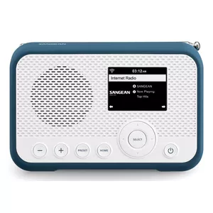 Portable Radio Sangean WFR-39 DAB FM 1W 8Ω TFT Blue White