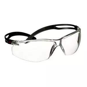 Safety glasses 3M SF501ASP-BLK Polycarbonate Black Transparent Lens
