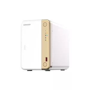 QNAP TS-262 NAS Tower Подключение Ethernet Золото, Белый N4505