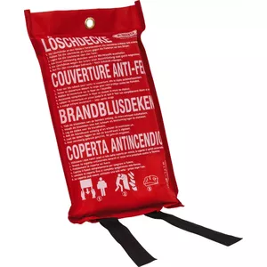 Fire Blanket ABUS LD1118 100x100 cm Glass Fibre Red