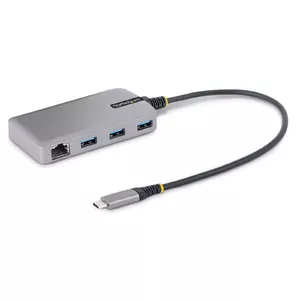 USB-C Хаб StarTech.com 3-Портовый с Ethernet 3x USB-A Гигабитный