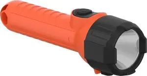 ATEX LED flashlight Energizer, 2×AA, 150 lm, beam 175 m, IP67, orange/black