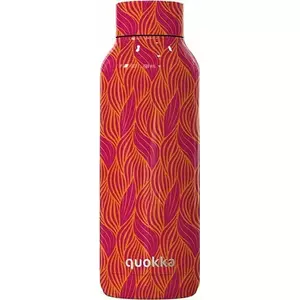 Termos pudele QUOKKA Quokka Solid 510 ml no nerūsējošā tērauda, Orange Bloom
