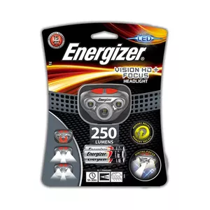 Headband flashlight Energizer Vision HD+Focus Black Grey Transparent 315 lm