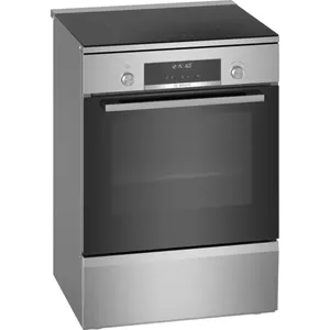 Bosch Cooker HLS79Y351U Series 6 Hob type Induction, Oven type Electric, Stainless Steel, Width 60 cm, Grilling, LCD, 63 L, Depth 60 cm