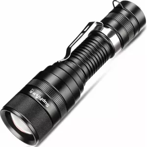 Flashlight Superfire F5 — 1100 lm output, 300 m beam distance, 106 g handheld