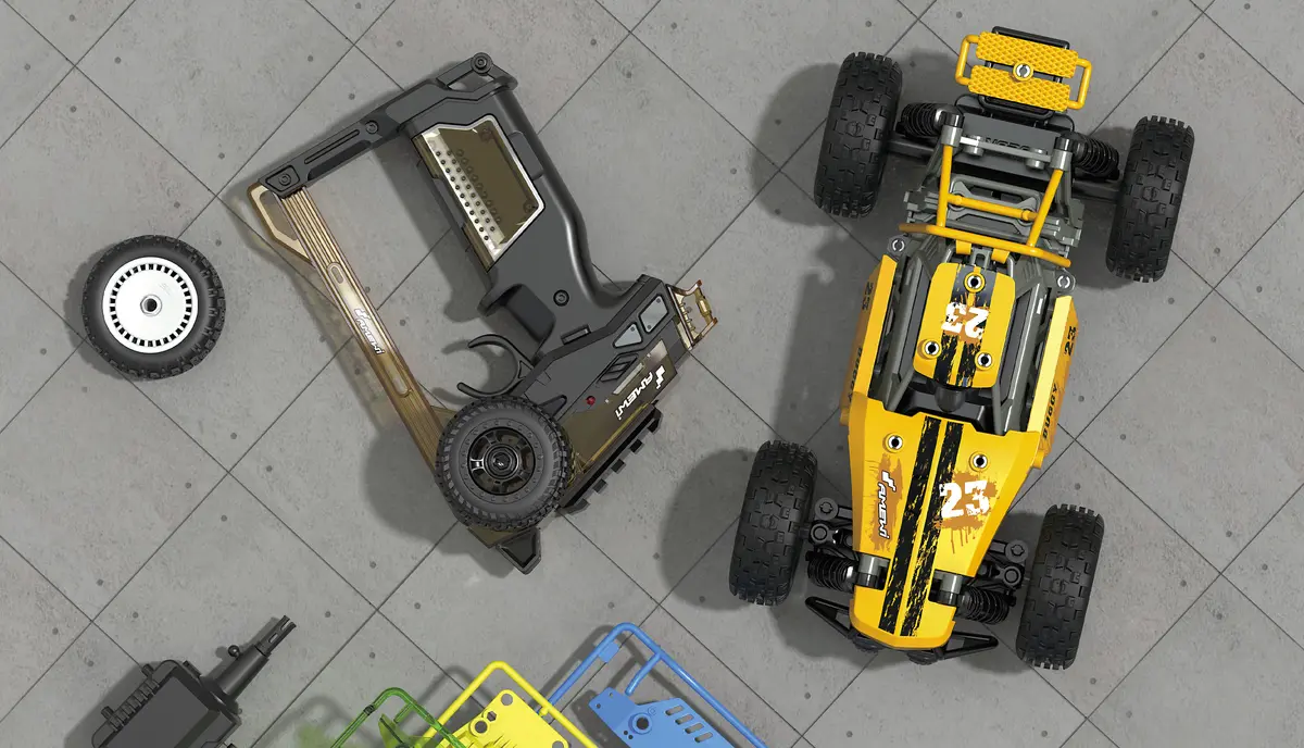 Amewi CoolRC DIY Oldscool Buggy 1:18 RC modelis Photo 4