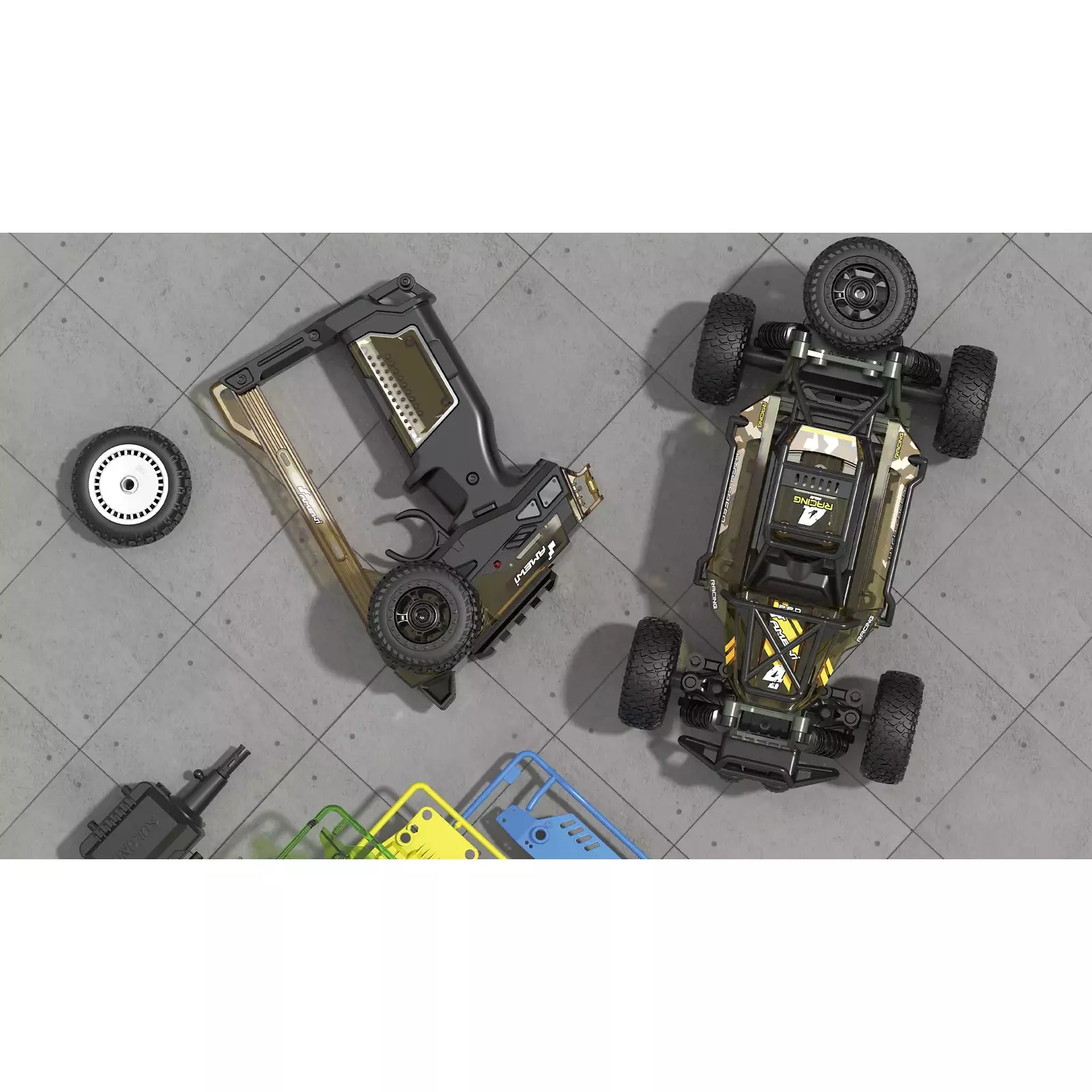 Amewi CoolRC DIY Desert Buggy 2WD 1:18 Radio-Controlled (RC) model 22576 Photo 4