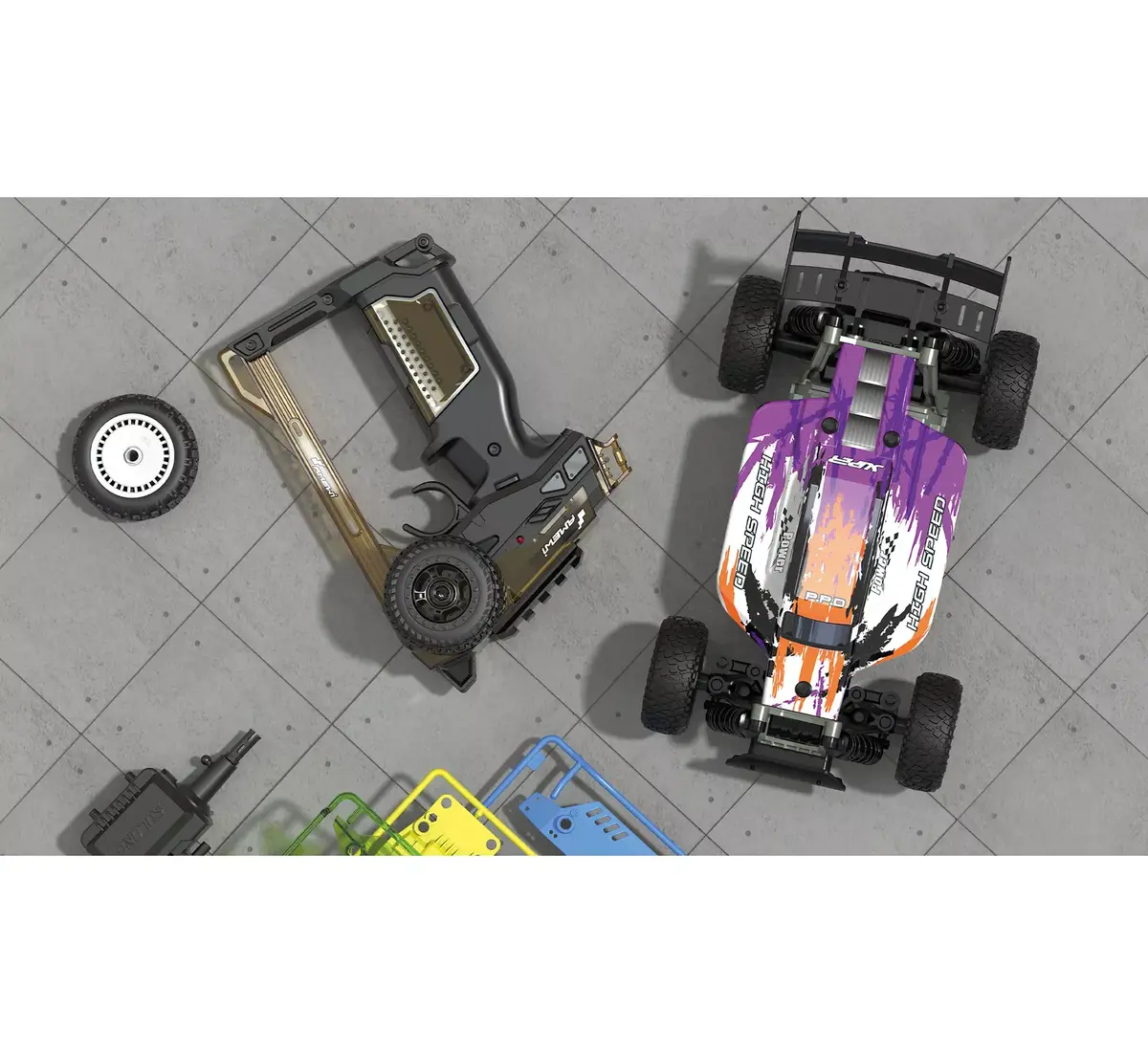 Buggy Amewi CoolRC DIY Race Buggy 2WD 1:18 Photo 4