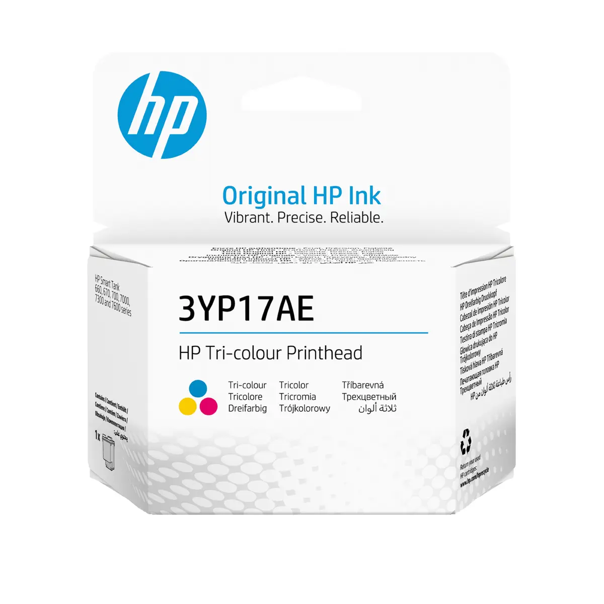 HP Inktank Trīskrāsu drukas galviņa 3YP17AE