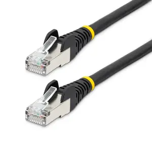 StarTech 7.5м Сетевой кабель Ethernet Cat6a Черный S/FTP LSZH 10GbE 500МГц 100Вт PoE++ RJ-45 Патч-корд