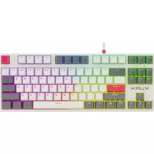 Mechanical Keyboard KRUX ATAX PRO RGB Creator Retro with Gateron Yellow Pro switches