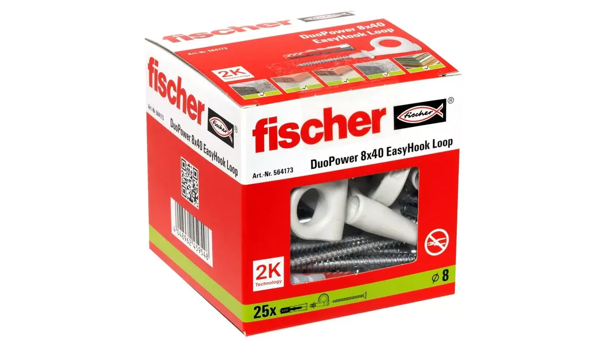 Комплект шурупов и дюбелей Fischer 564173 Photo 4