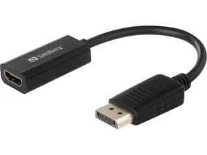 Sandberg DisplayPort uz HDMI adapteris vīrietis uz sieviete RoHS atbilstība