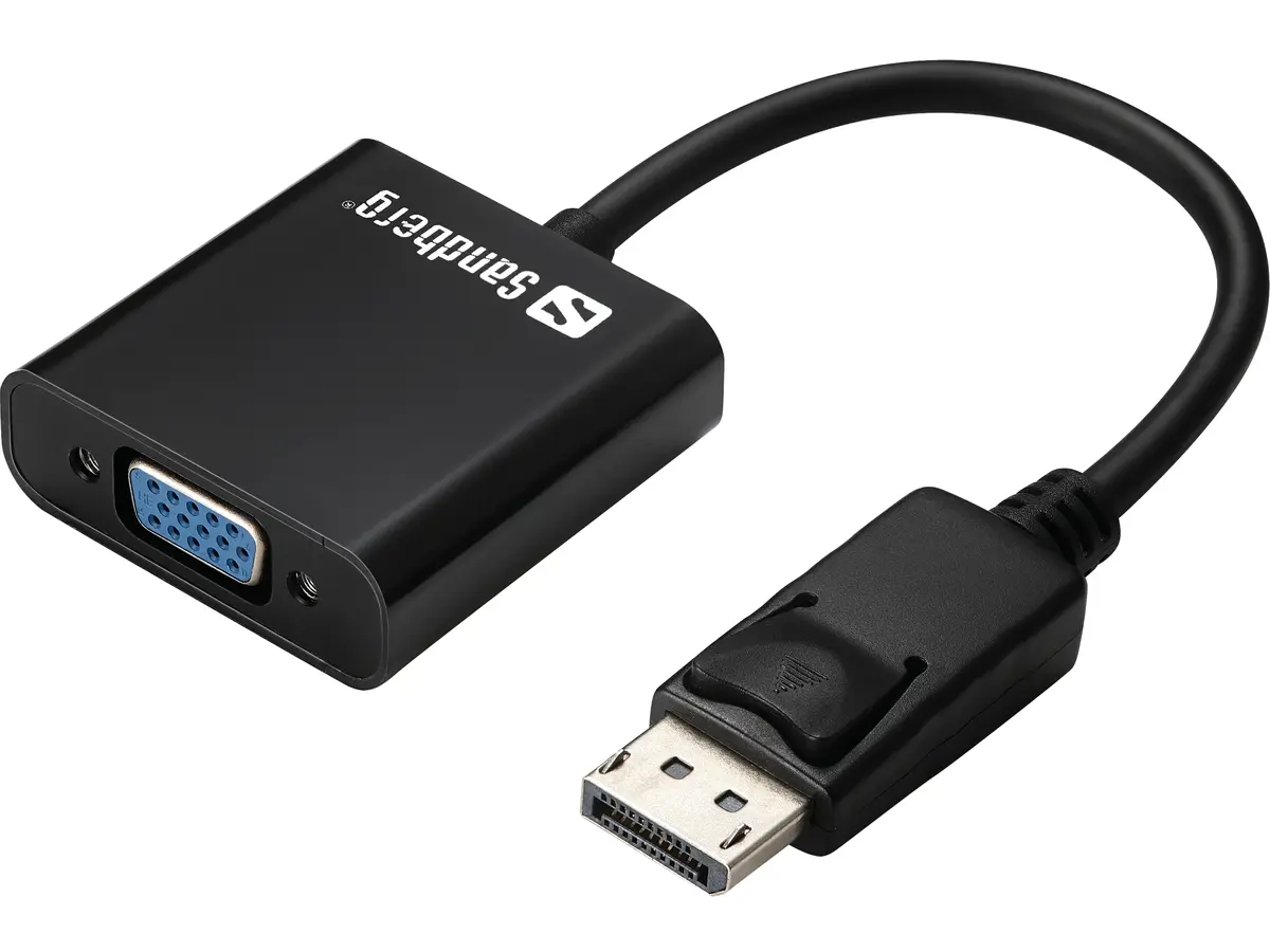 Sandberg DisplayPort uz VGA adapteris vīrietis