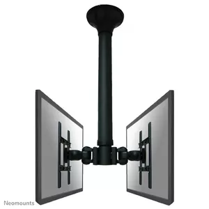 Ceiling monitor mount Neomounts FPMA-C200D — supports up to 10 kg, VESA 75x75–200x200, height 640–1040 mm, tilt 0–180°, swivel 180°