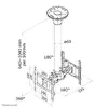 Ceiling monitor mount Neomounts FPMA-C200D Photo 3
