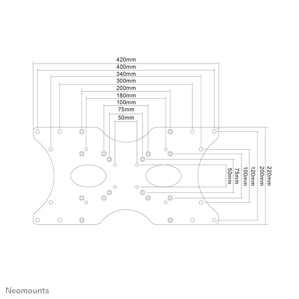 VESA adaptera plāksne Neomounts FPMA-VESA400 Photo 2