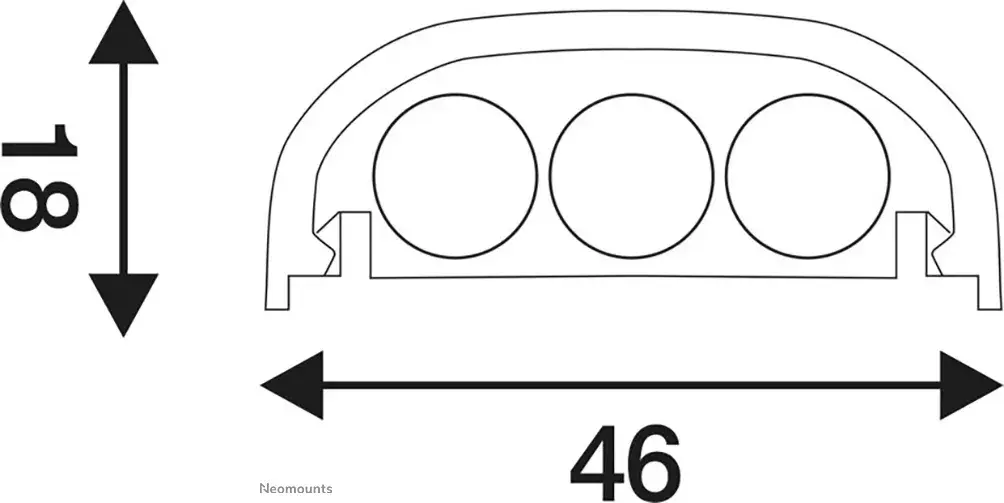 Neomounts NS-CC050SILVER cable accessory NS-CC050SILVER Photo 2