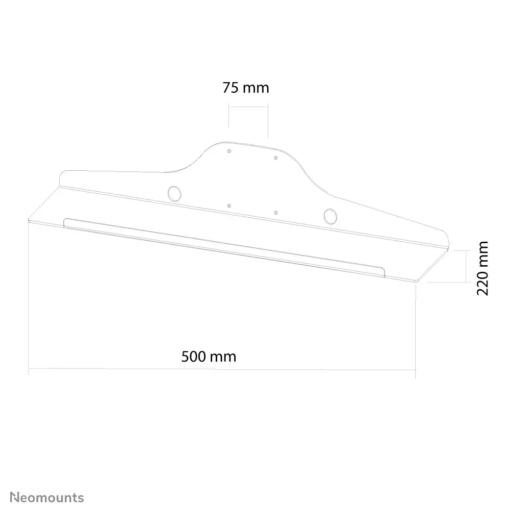 Klaviešu un peli turētājs Neomounts KEYB-V050 Photo 3