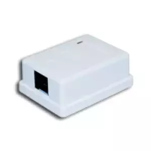 Соединительная коробка Alantec GN005 — Cat5e, экранирование F/UTP (FTP), белая, 50×66×25 мм