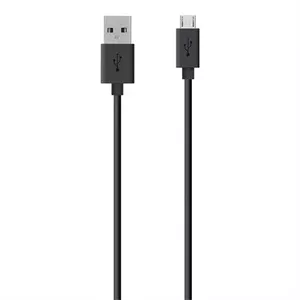 Belkin USB A - Micro-USB, 2m USB kabelis USB 2.0 Micro-USB B Melns