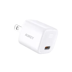 Aukey PA-B1 USB Type-C Indoor Charger 20W USB Power Delivery 3.0, 100–240V, White