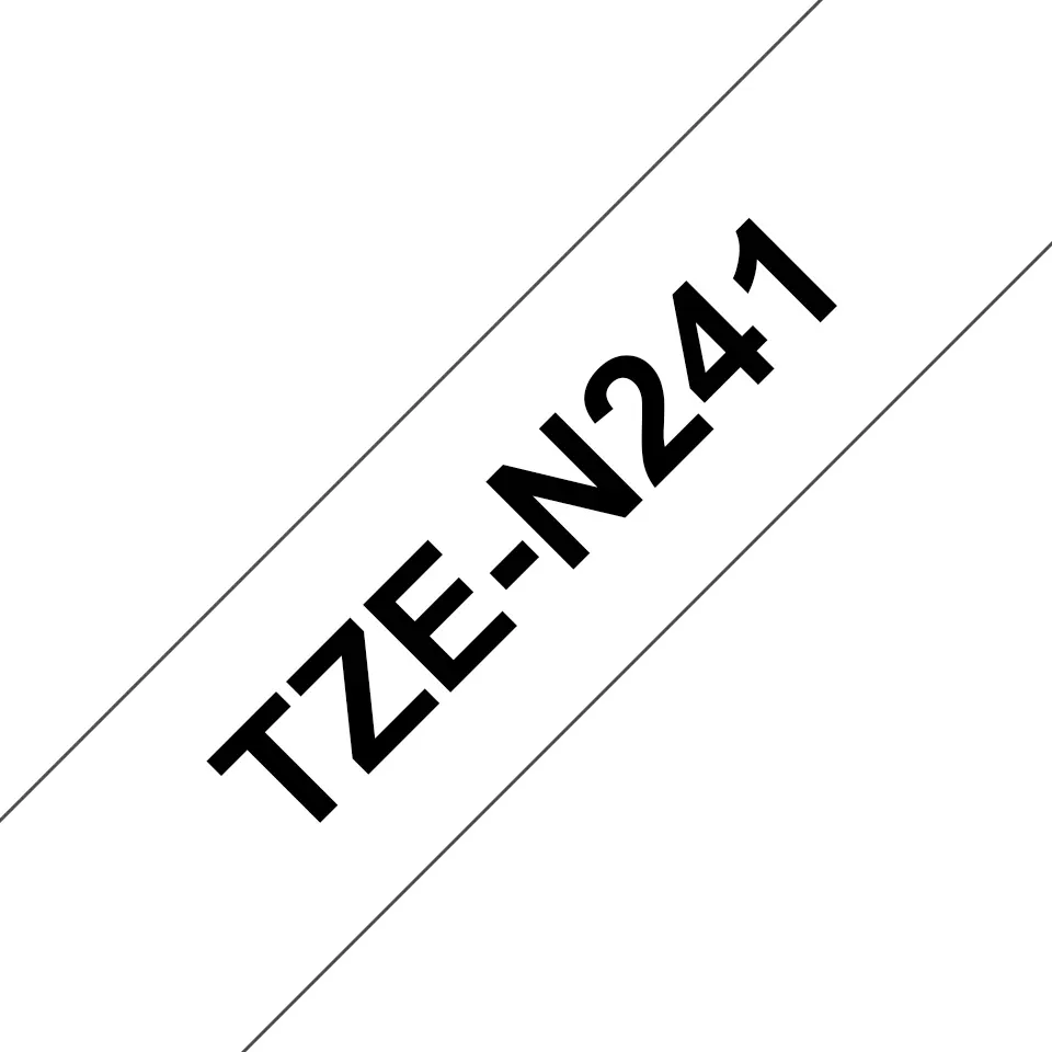 Brother TZE-N241 etiķešu lente TZ nelaminēta