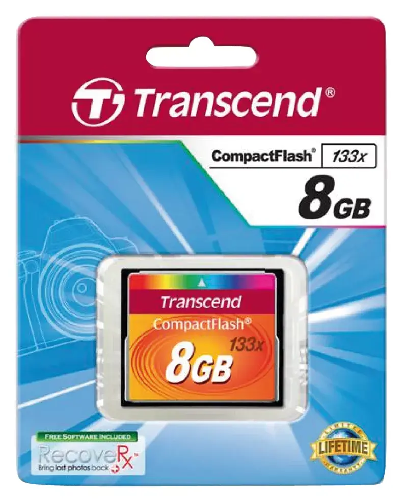 Карта CompactFlash Transcend TS8GCF133, TS8GCF133 Photo 4