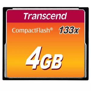 Flash memory Transcend 4GB CompactFlash 133x TS4GCF133