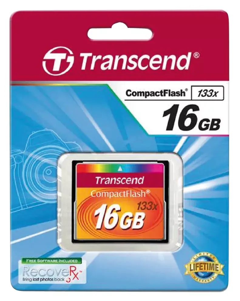 CompactFlash Card Transcend TS16GCF133, TS16GCF133 Photo 5