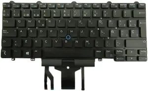 Wired Backlit Keyboard Dell 6VTCP — Spanish (Castilian) layout