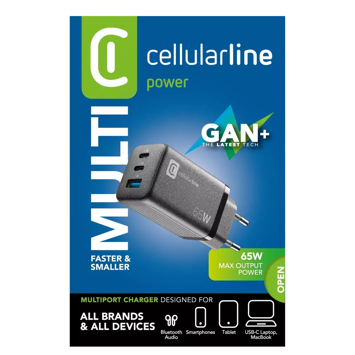 Зарядное устройство Cellularline MULTIPOWER MICRO 65W Photo 2