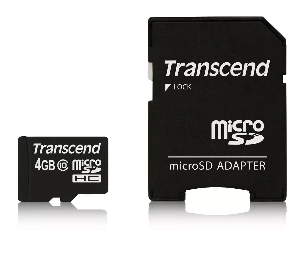 Флеш-память Transcend 4GB MicroSDHC TS4GUSDHC10 Photo 2