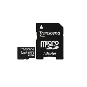Flash memory Transcend 4 GB microSDHC Class 4 TS4GUSDHC4