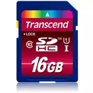 Flash Memory Transcend 16GB SDHC Class 10 UHS-I 600x TS16GSDHC10U1