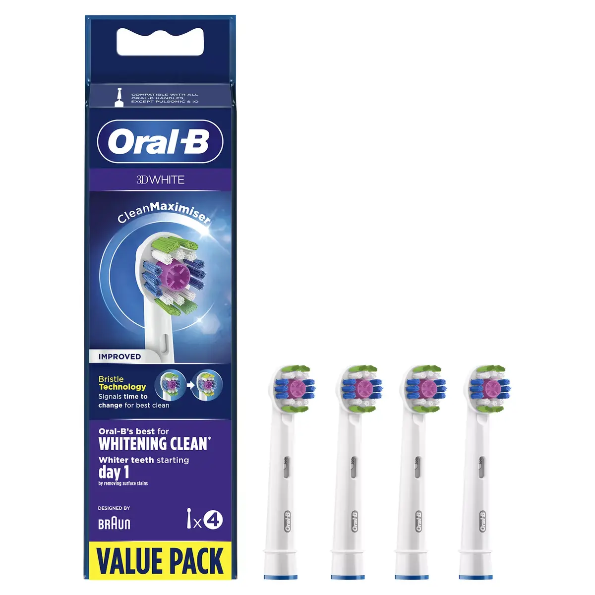 Oral-B 3D White Replacement Brush Head Photo 2