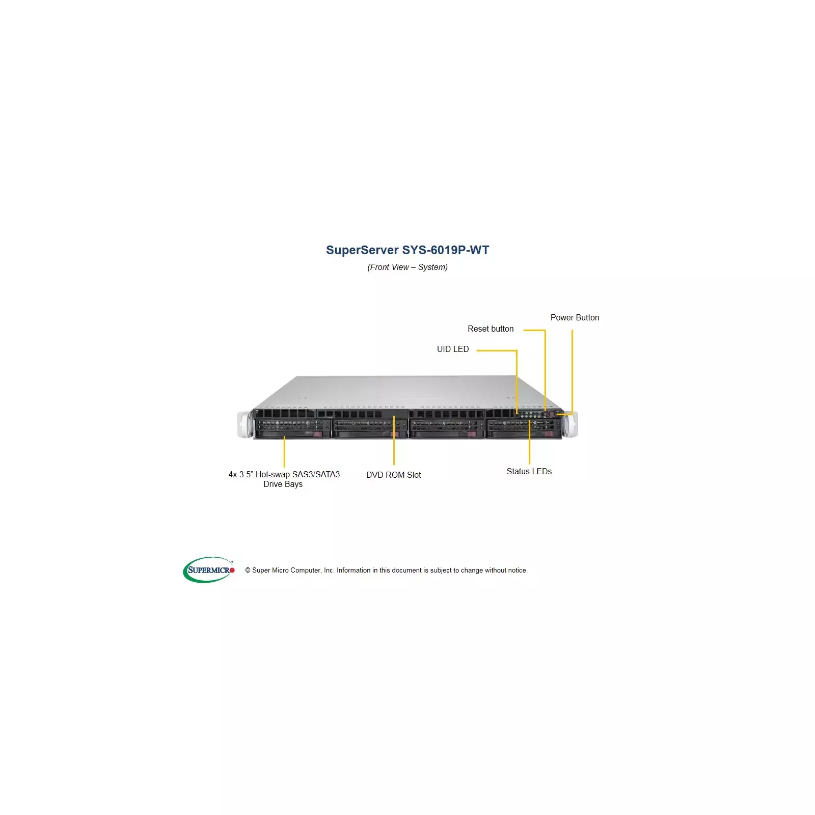 Supermicro SYS-6019P-WT Photo 4