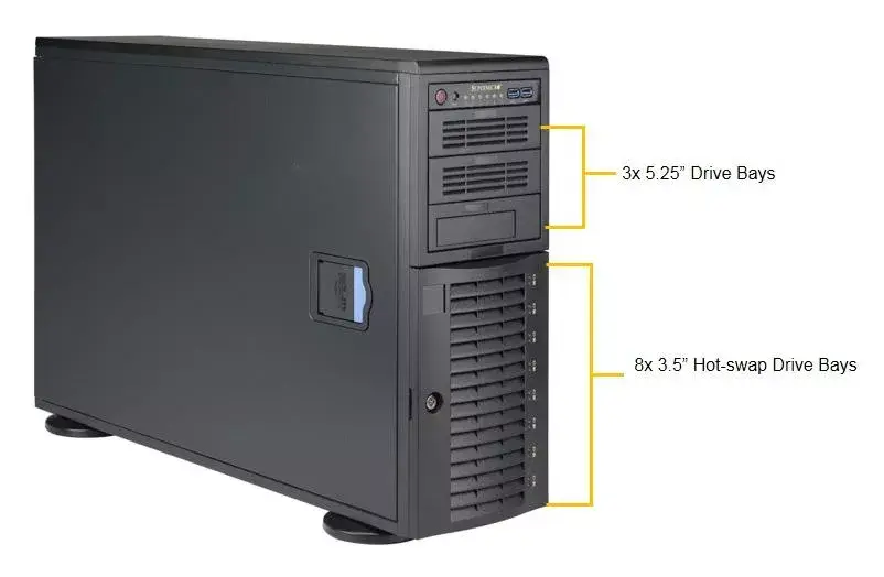 Computer Case Supermicro SuperWorkstation 7049A-T Photo 2