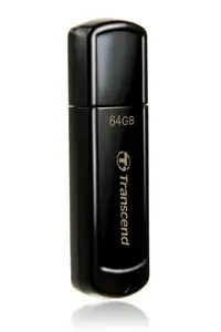 USB Flash Drive Transcend JetFlash 350 64GB, USB 2.0, Black