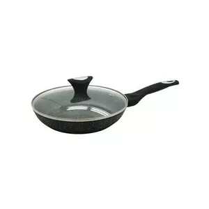 Klausberg KB 7037 Frying Pan with Lid, 20 cm, Granite Coating