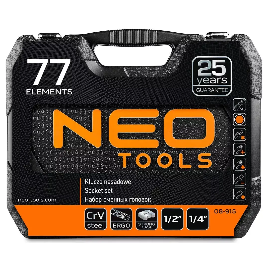 Набор головок NEO tools 08-915 Photo 4