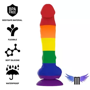 Мастурбатор MYTHOLOGY - COREY PRIDE DILDO L, силикон, фиолетовый