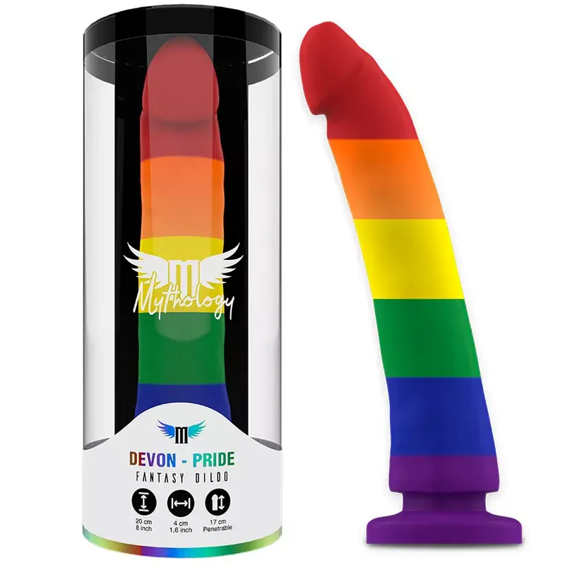 Силиконовый фаллоимитатор Mythology Devon Pride Dildo L Photo 2