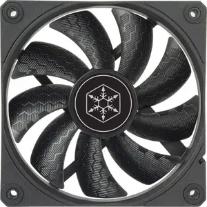 Cooling fan SILVERSTONE Shark Force 120mm SST-SF120BW, black, 120 mm axial case fan